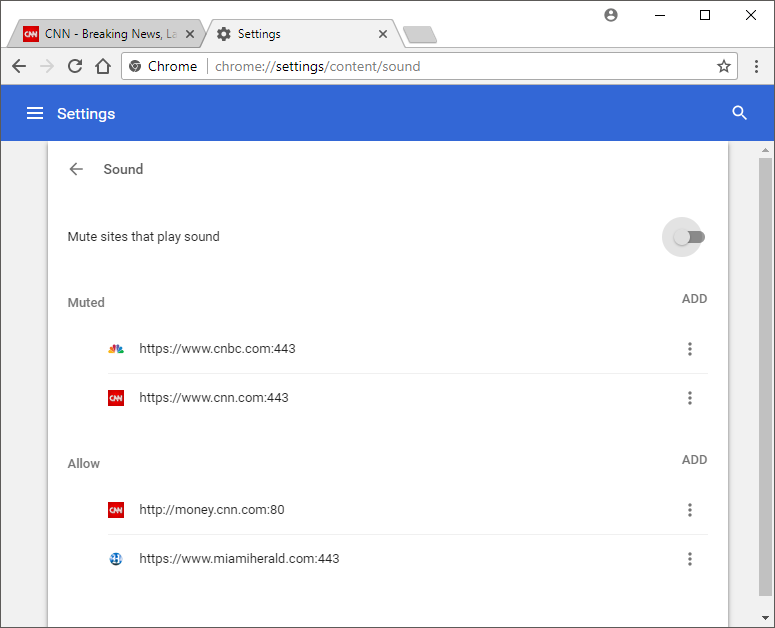 Muting Chrome audio by default and unmuting tabs selectively Gordon